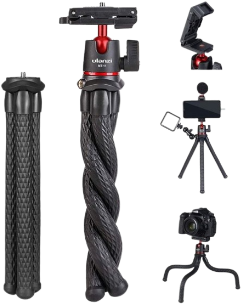 Ulanzi MT11 Octopus Tripod For DSLR Camera & Smartphones